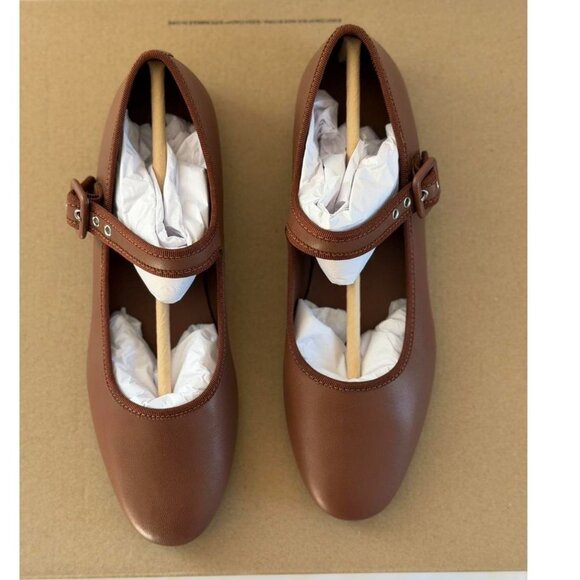 Everlane The Day Buckle Mary Jane in Rum, Size 7.5 - Picture 8 of 11